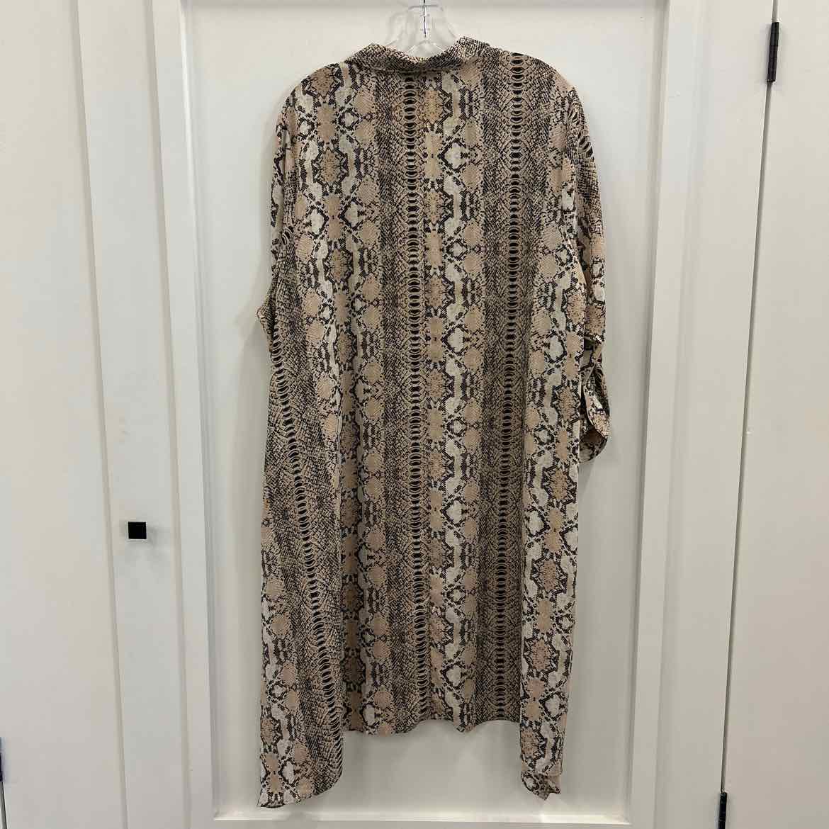 Fred David Size 2X Tan Preloved Dress