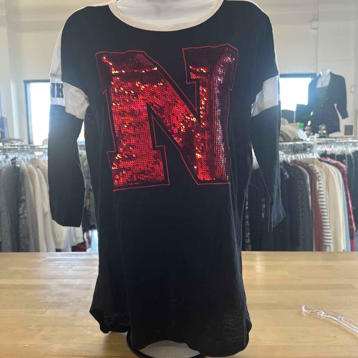 Pink Size S Black Long Sleeve