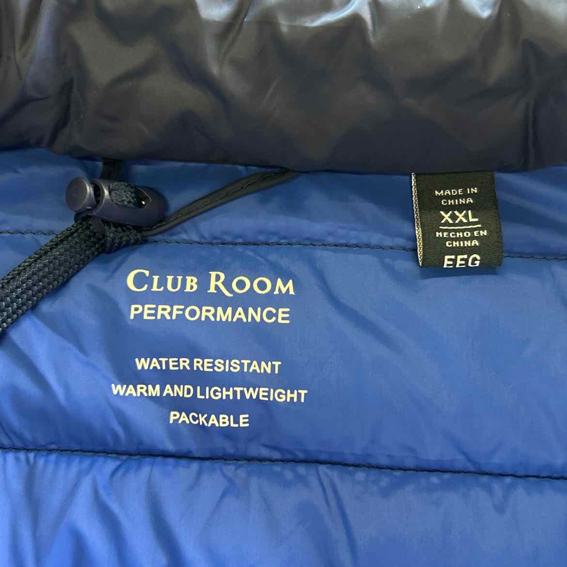 Club Room Size XXL Blue New MENS Vest