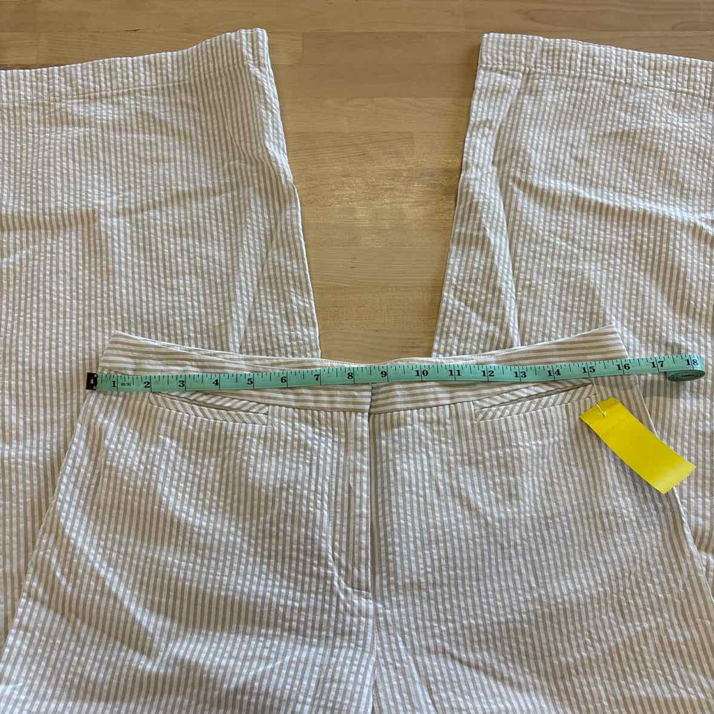 Violetta Size 10 white & Tan Pants