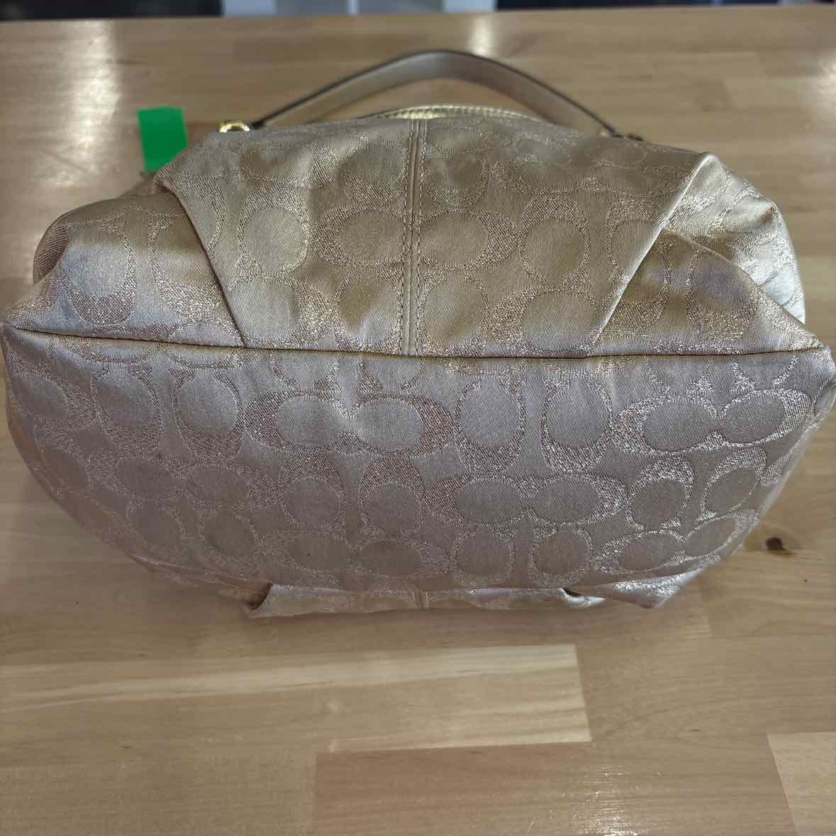 Coach Gold Preloved Handbag