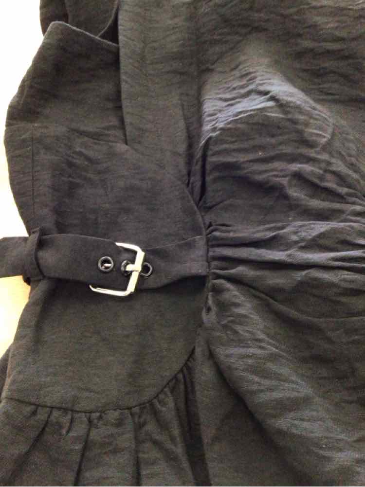Vince Camuto Size10 Crepe Sleeveless Fit & Flare Dress - Black