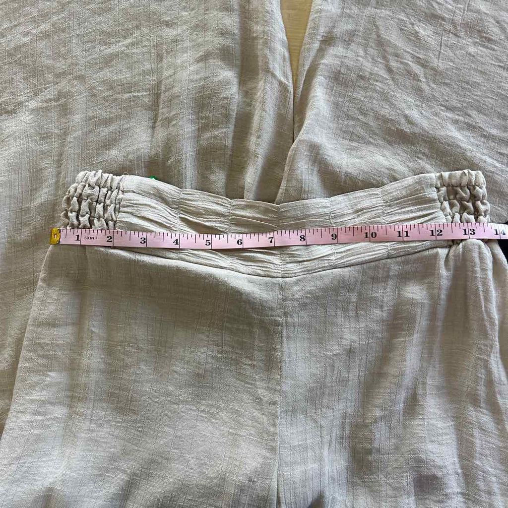 Juniors a. Byer Gauze Smock Waist Wide Leg Casual Pants