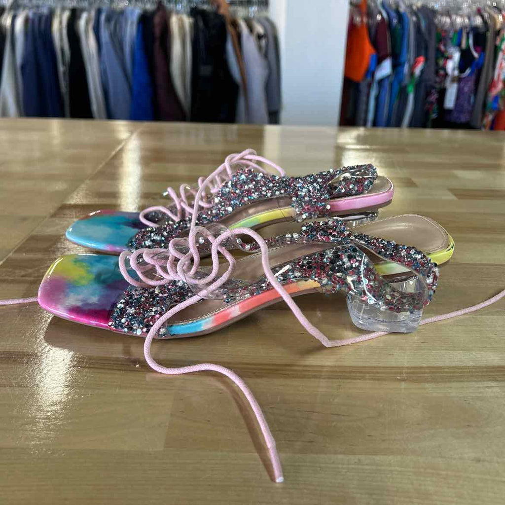 AssortedBrands Size 8.5 Multi Bright Preloved Heels