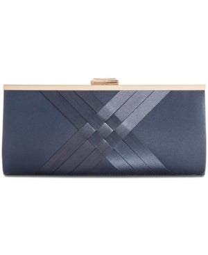 I.N.C. International Concepts Kelsie Small Clutch NavyGold NO SIZE