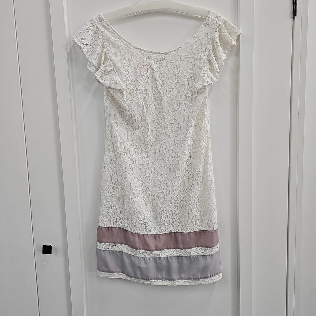 American Eagle Size XS White Lace Preloved Dress
