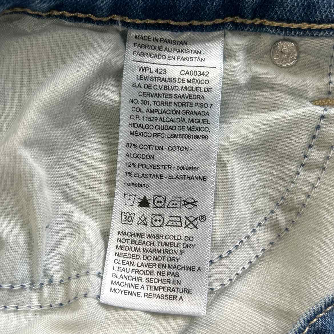 Levi's Size 12 Blue Denim Preloved Jeans