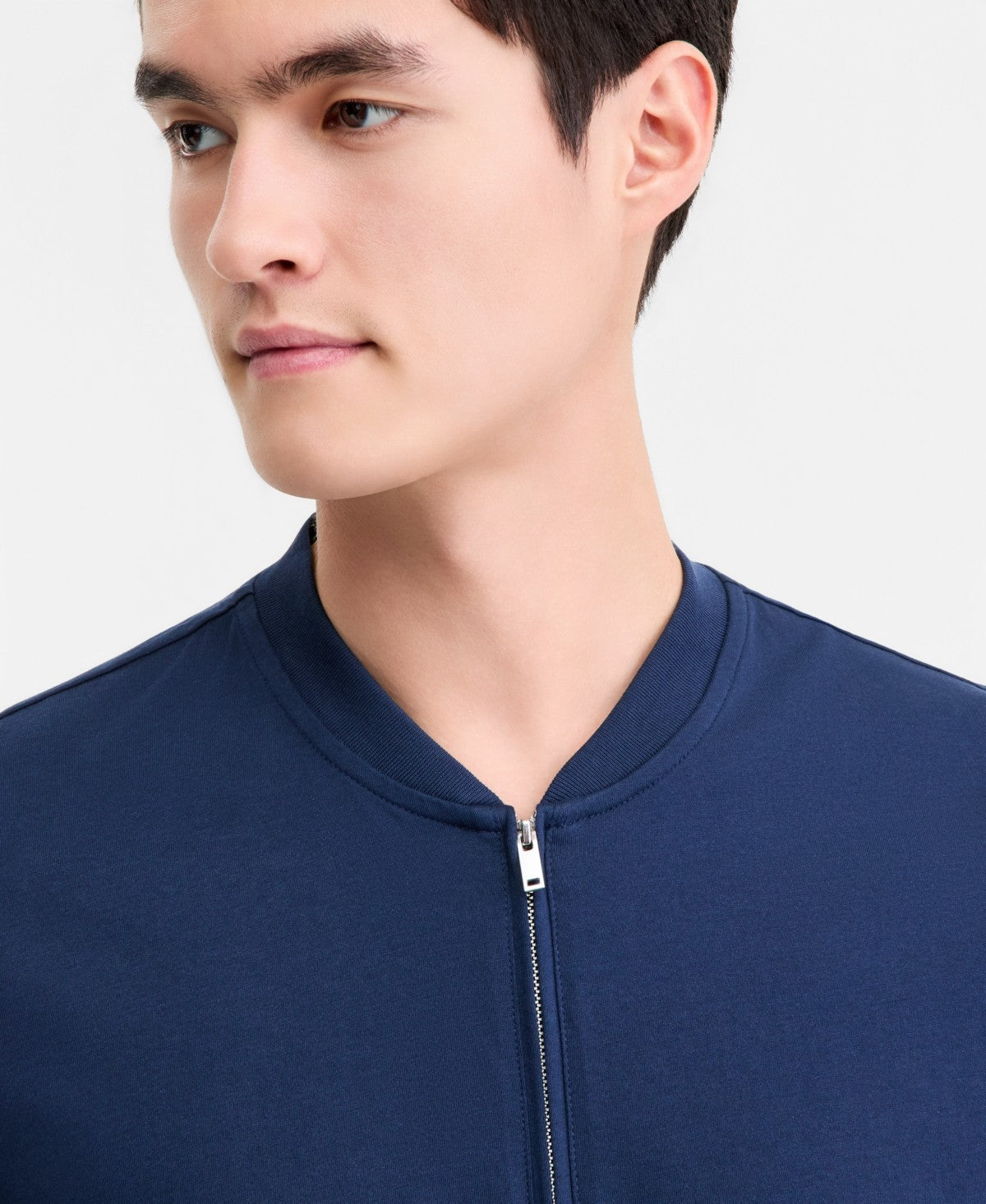 Alfani Size M Men's Short-Sleeve Mercerized Cotton Baseball Polo Shirt