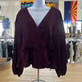 Abercrombie Size XL Purple Preloved Blouse LS