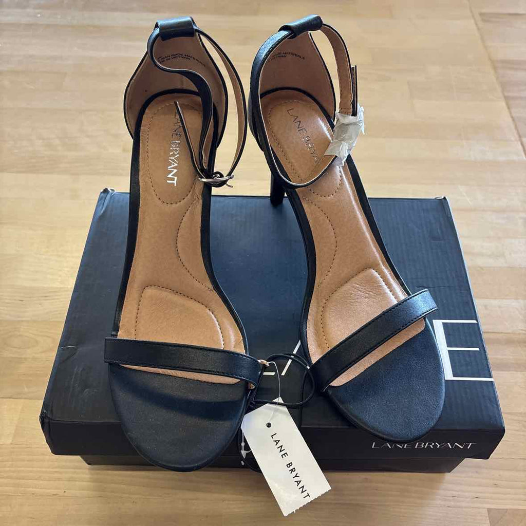Lane Bryant Size 8W Black New Heels