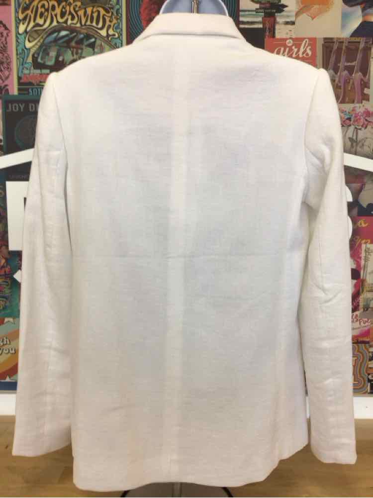 Banana Republic Size 0 White Preloved Blazer