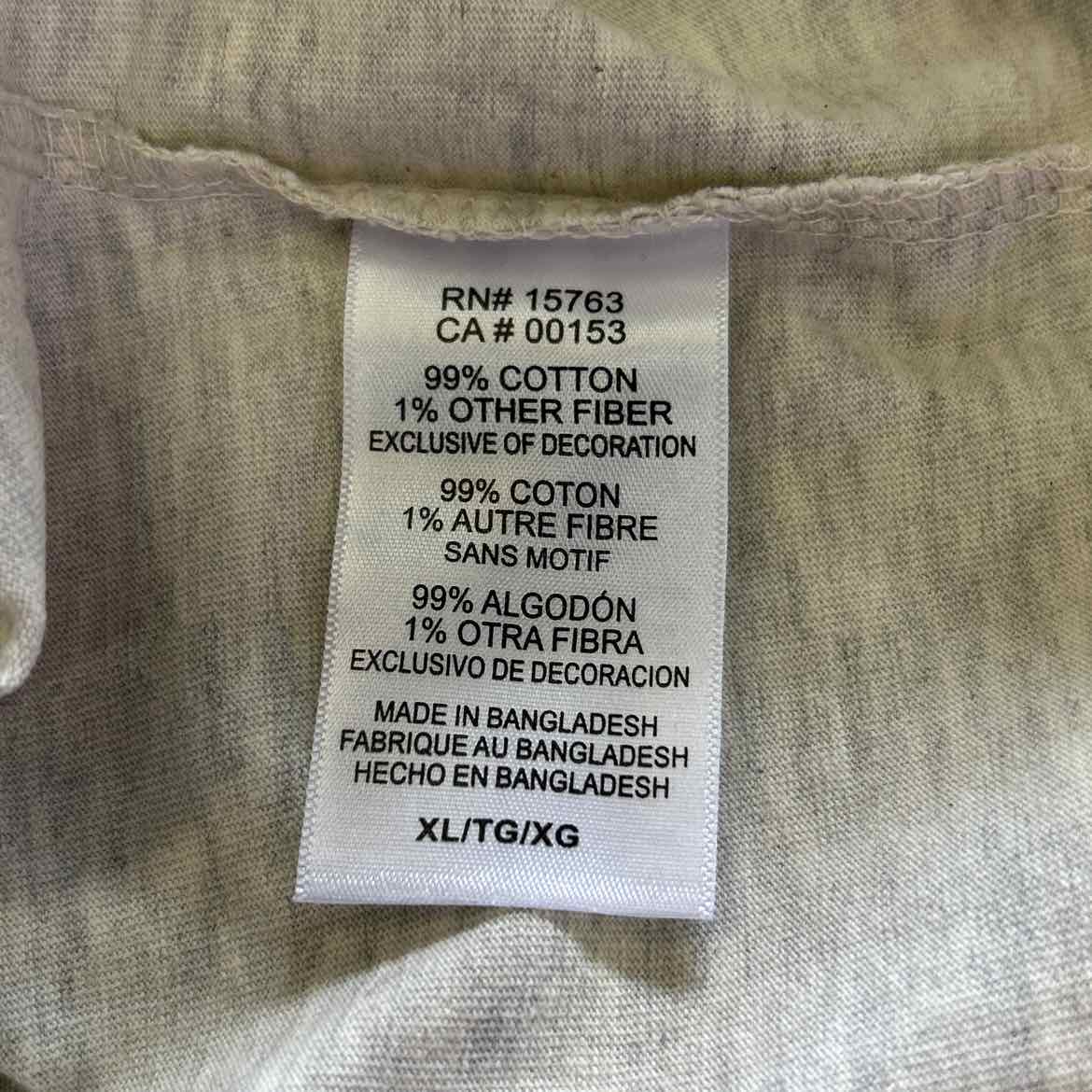Champion Size XL Cream New MENS T-shirt