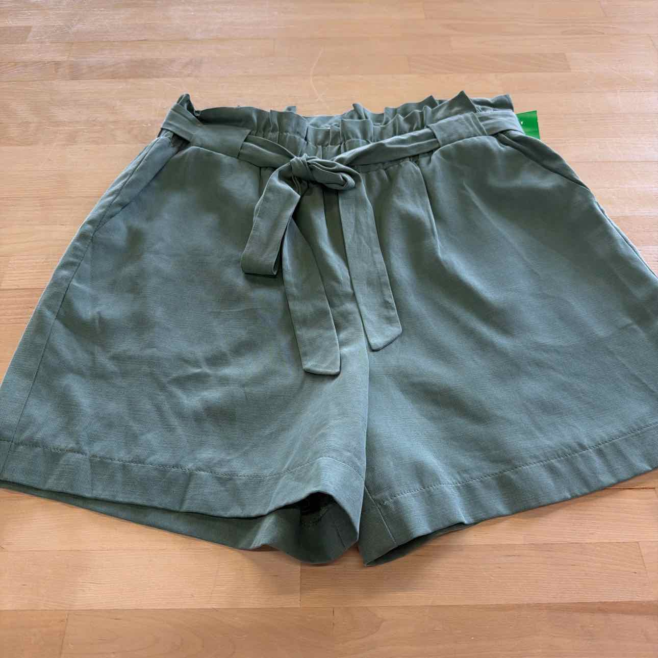 Maison Jules Women Size M Green Preloved Shorts