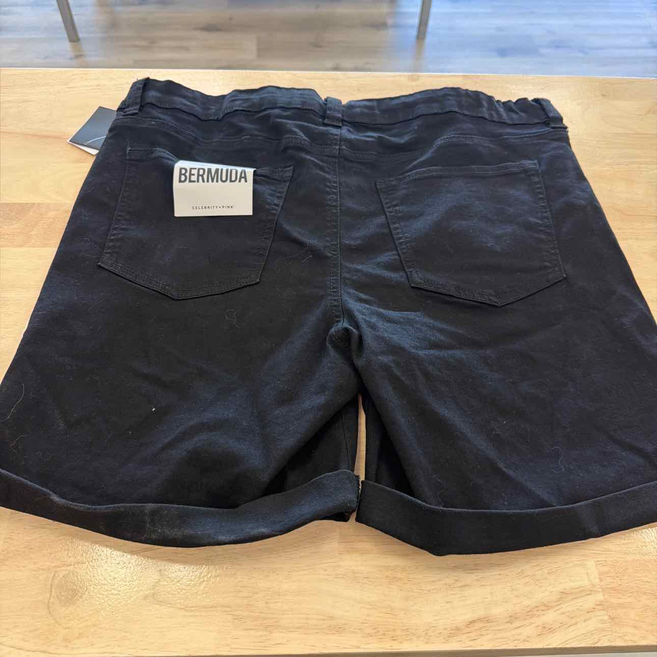 Celebrity pink Women Size 18 Black New Shorts