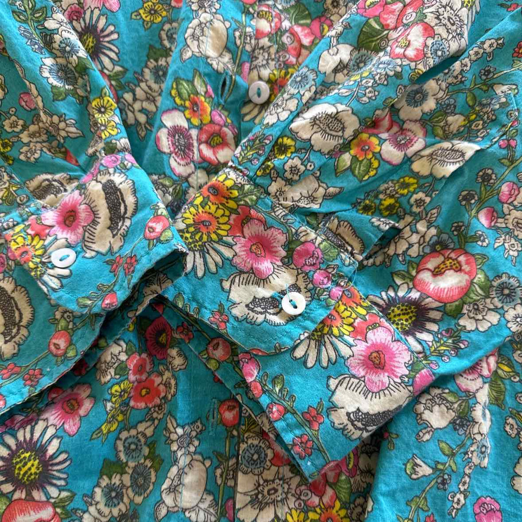 Natural Life Size L Green Button Down Shirt