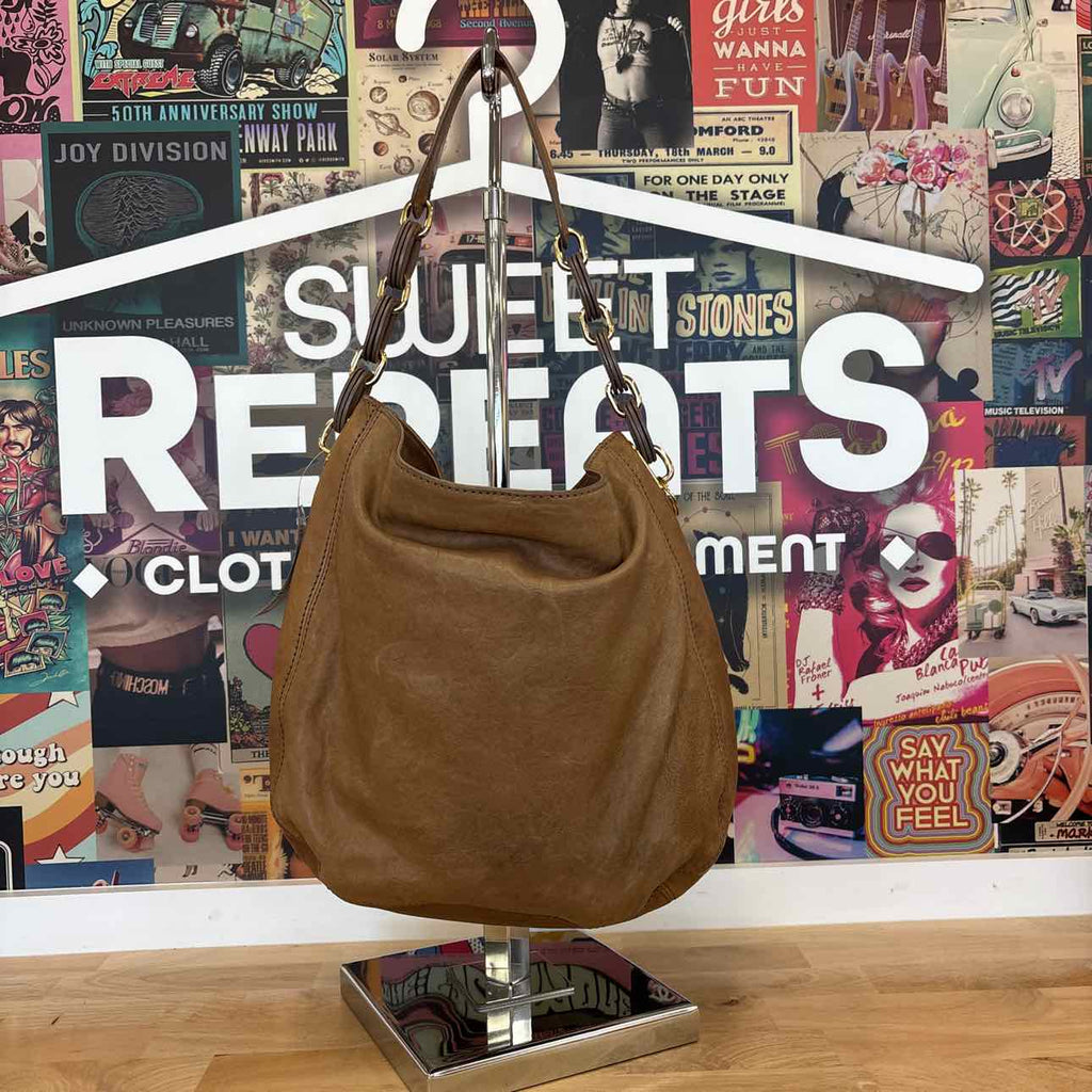 Michael Kors Tan Leather Preloved Handbag