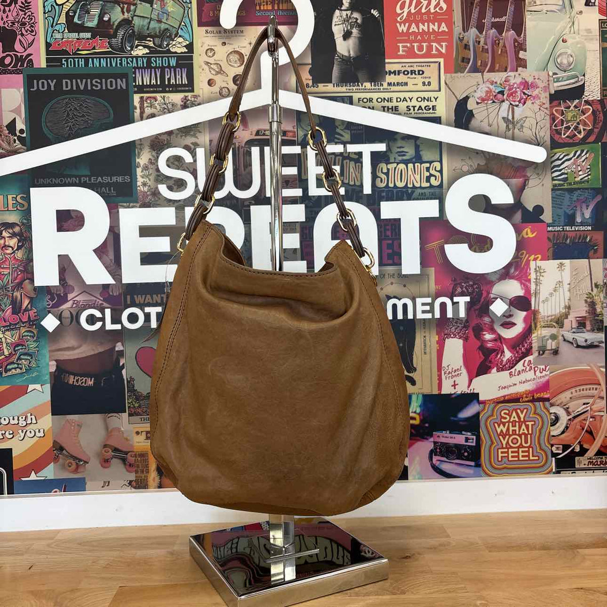 Michael Kors Tan Leather Preloved Handbag
