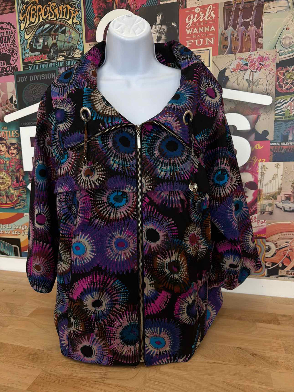 Erin London Size L Purple Preloved Jacket