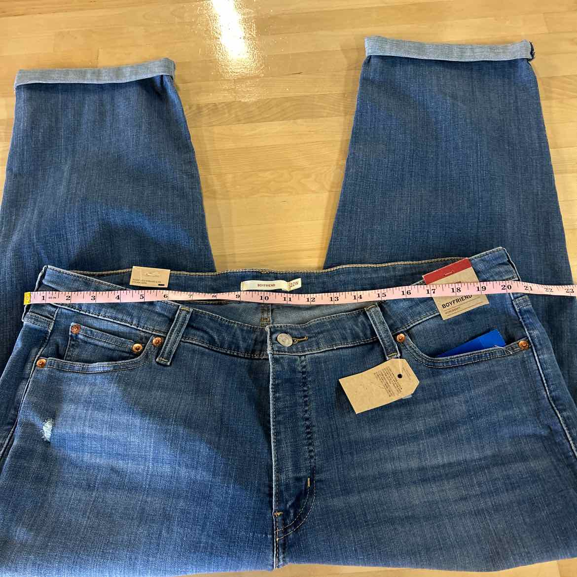 Levi's Size 22W Plus Size Levi's Boyfriend Jeans