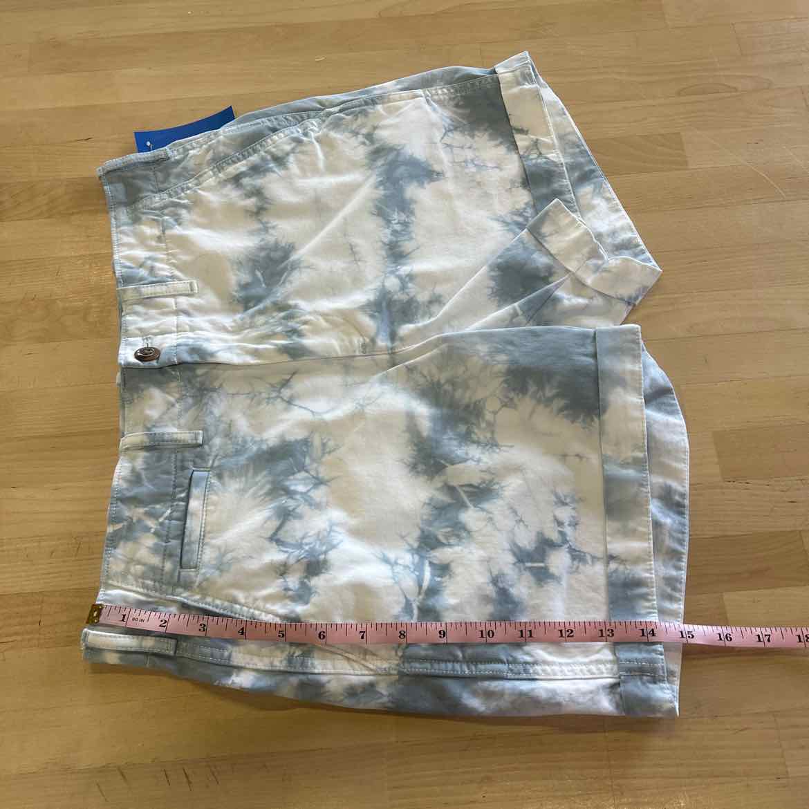 Gap Women Size 6 Blue White Preloved Shorts