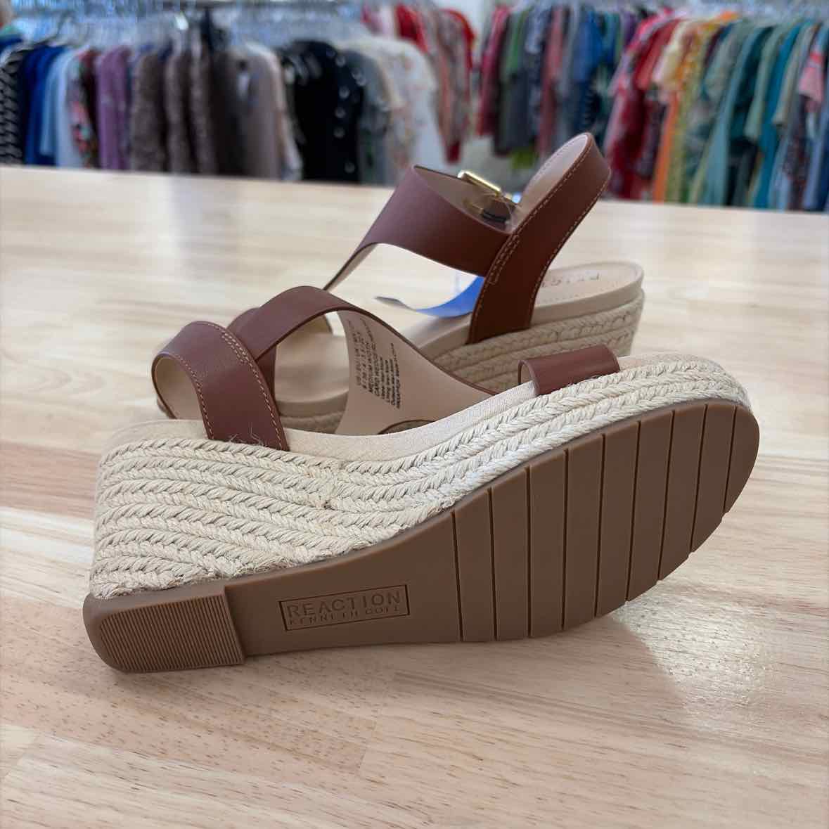 Kenneth Cole Size 6 Women's Card Wedge Espadrille Sandals