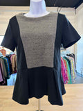 J Crew Size S Black Gray Polo