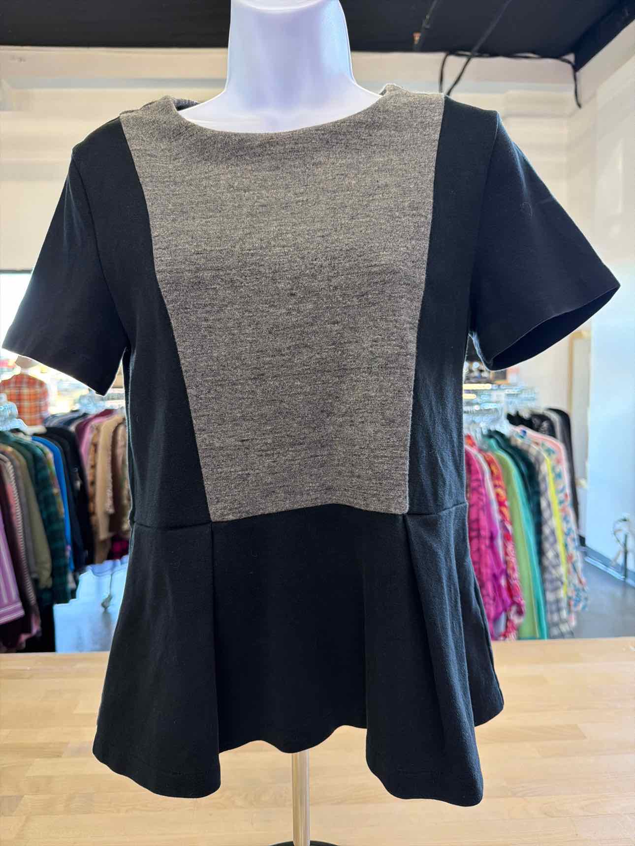 J Crew Size S Black Gray Polo