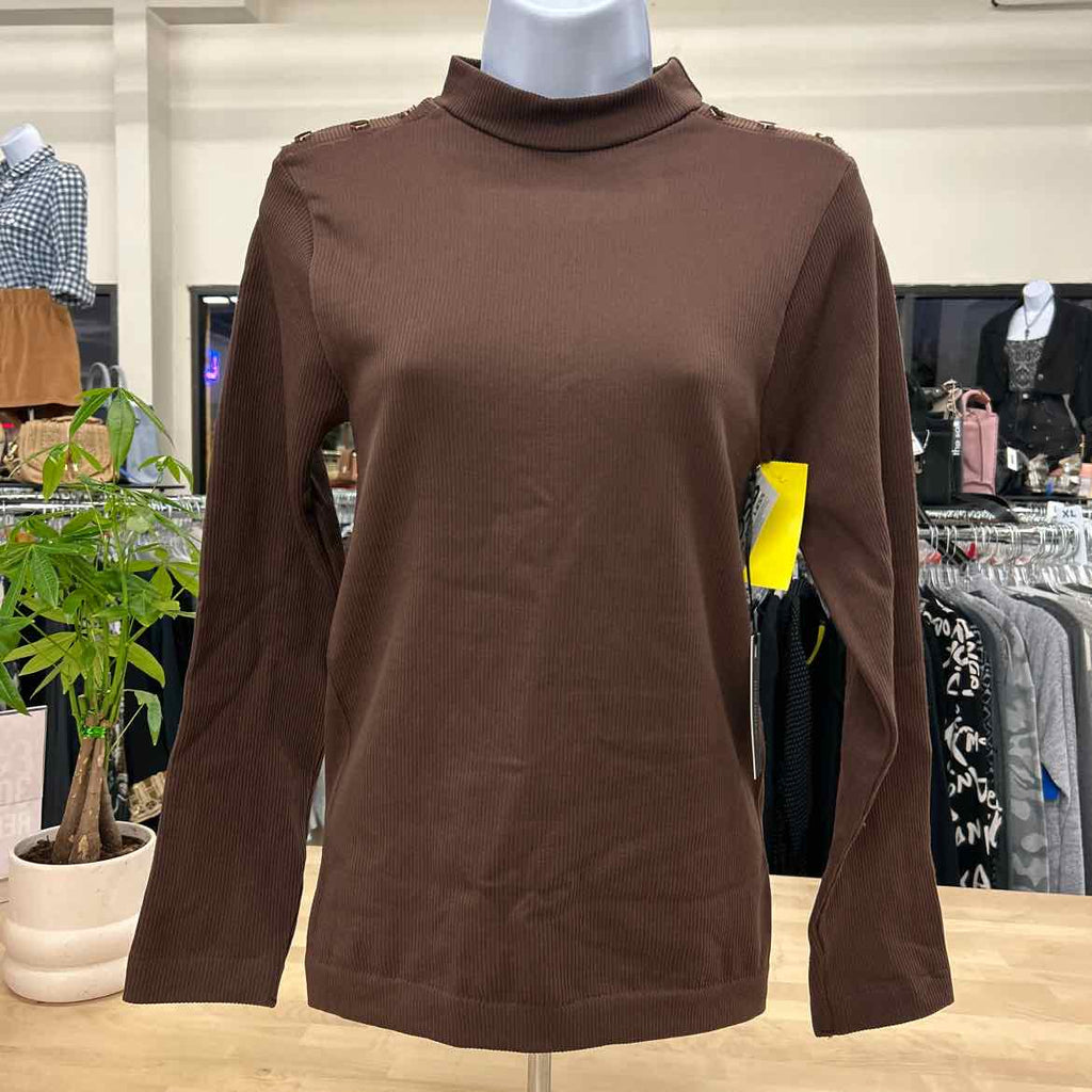 Dictionary Size S/M Brown Long Sleeve