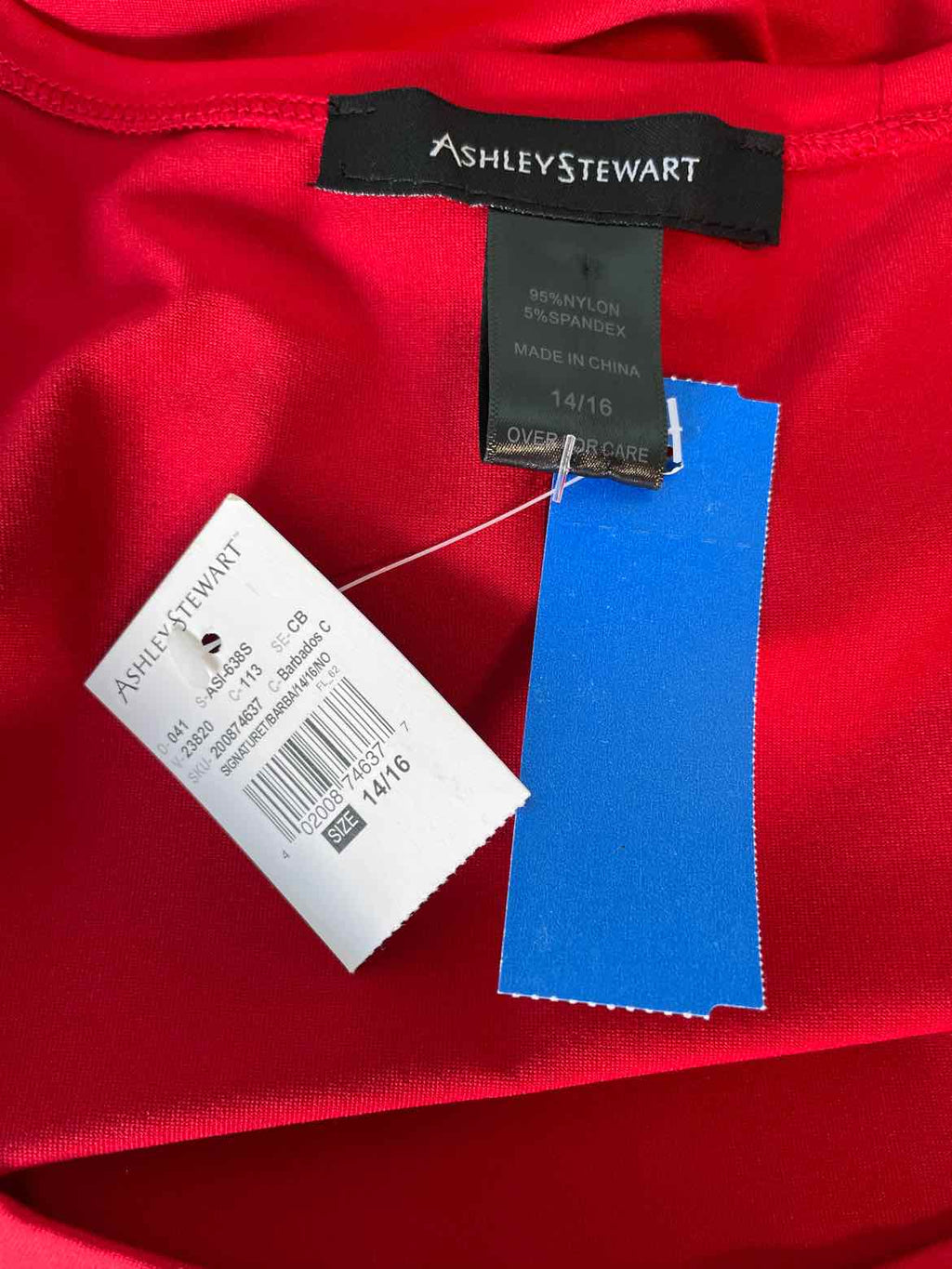 Ashley Stewart Size 14/16 Red T-shirt