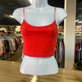 Bershka Size M Orange Preloved Tank