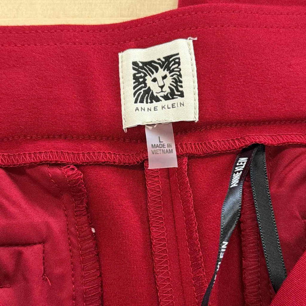 Anne Klein Size L Red New Pants