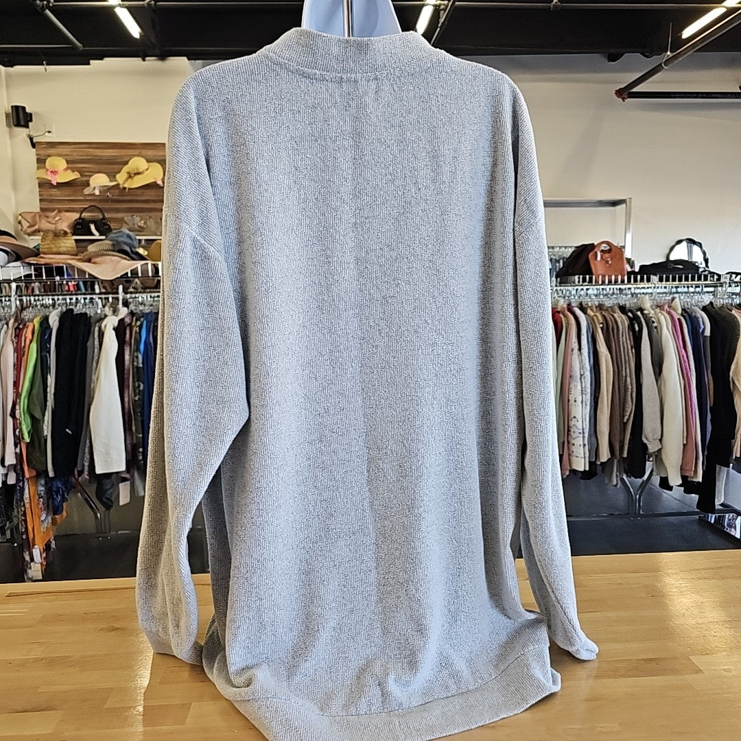 Lands End Size XXL Gray MENS Sweatshirt