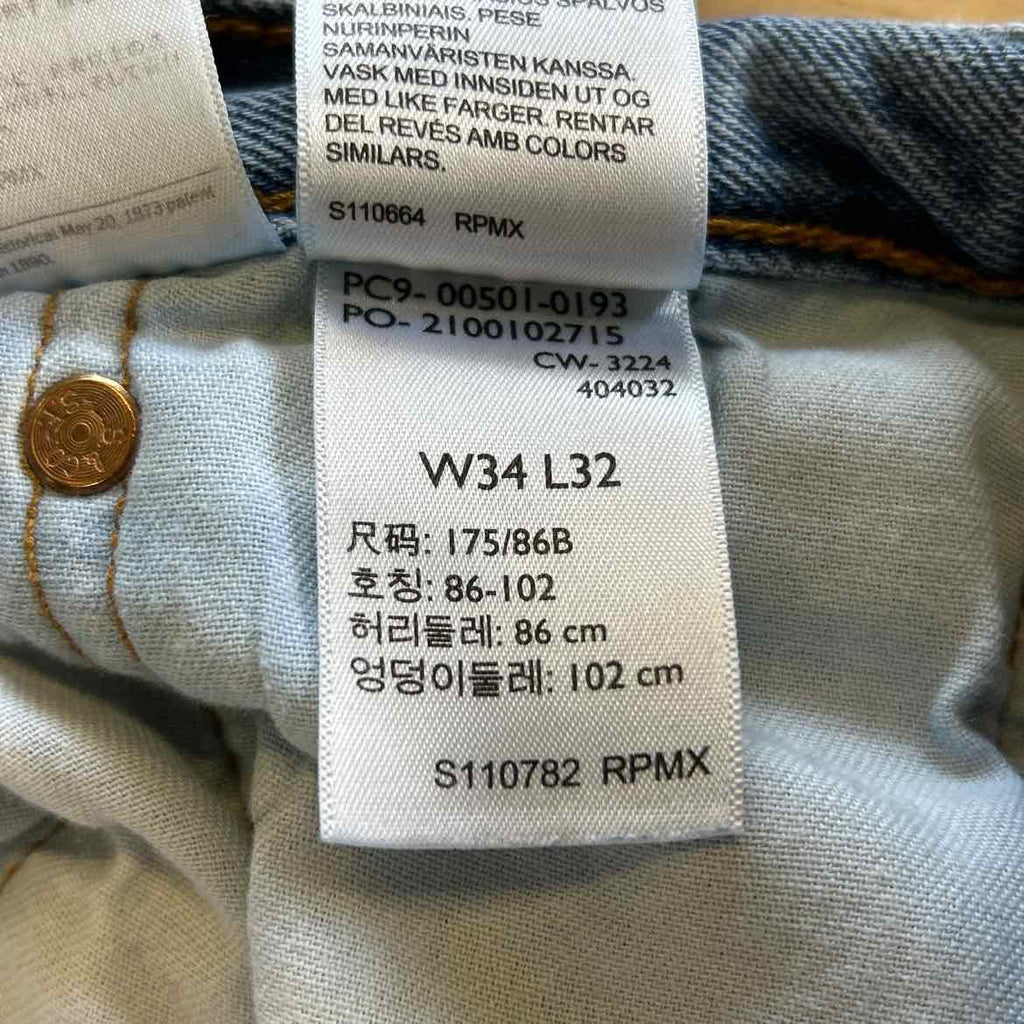 Levi's Size 34x32 Blue MENS Jeans
