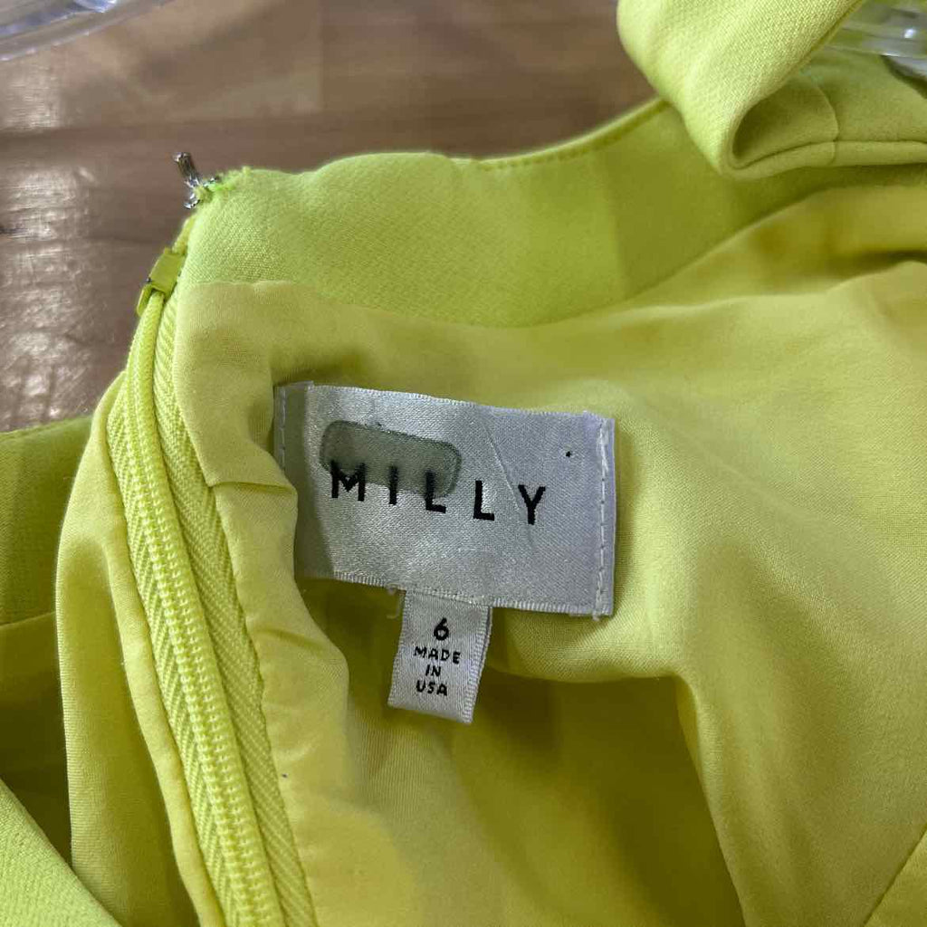 Milly Size 6 Neon green Preloved Dress