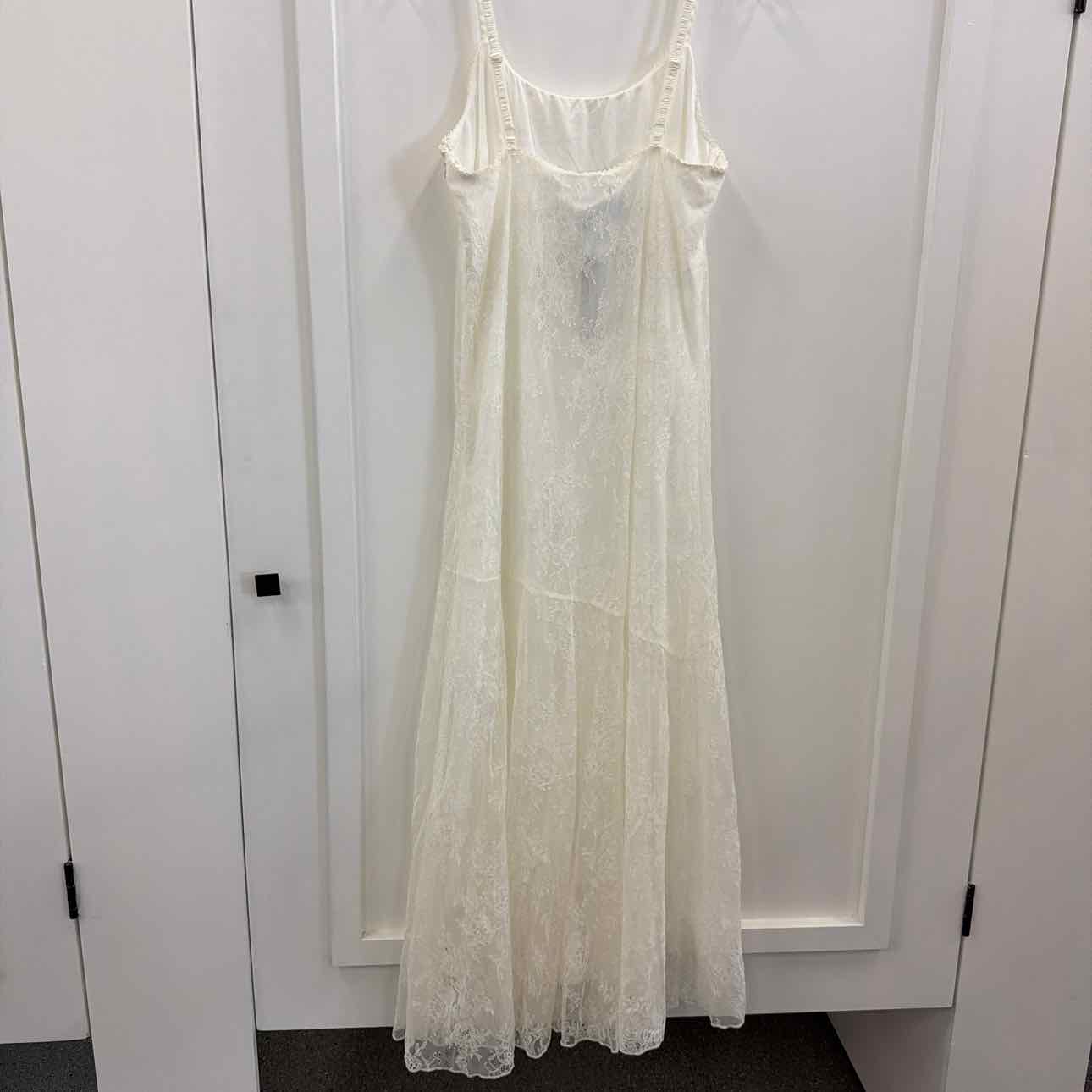 Steve Madden Women's Veera Dress Flowy Dresses - White - Size Large