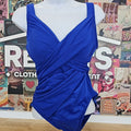 MiracleSuit Size 8 Blue Preloved Swimsuit