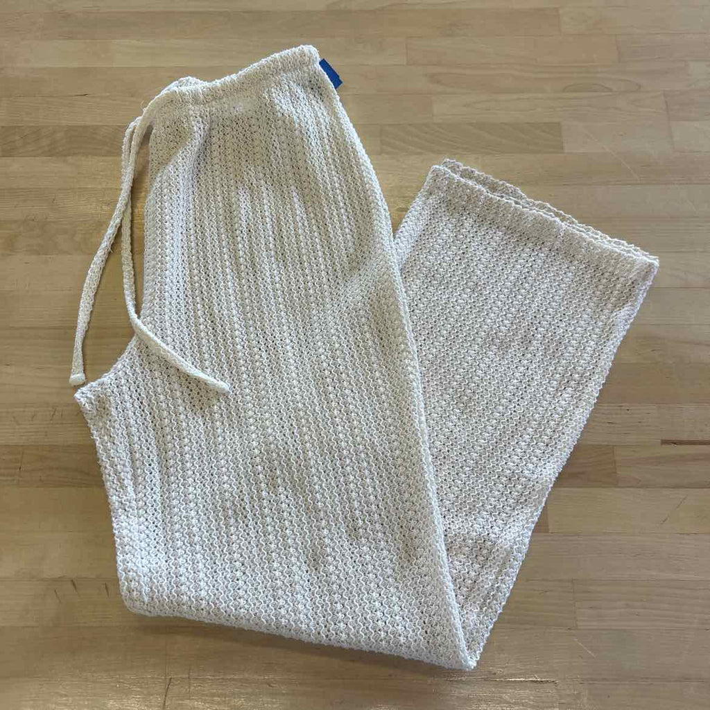 billabong Size M Cream Preloved Pants