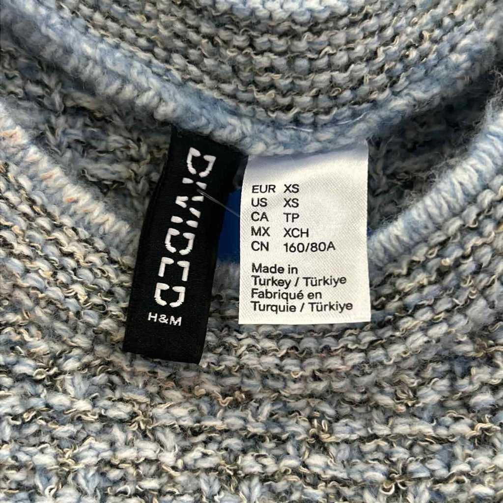Divided Size XS Blue Teal & gray Preloved Dress