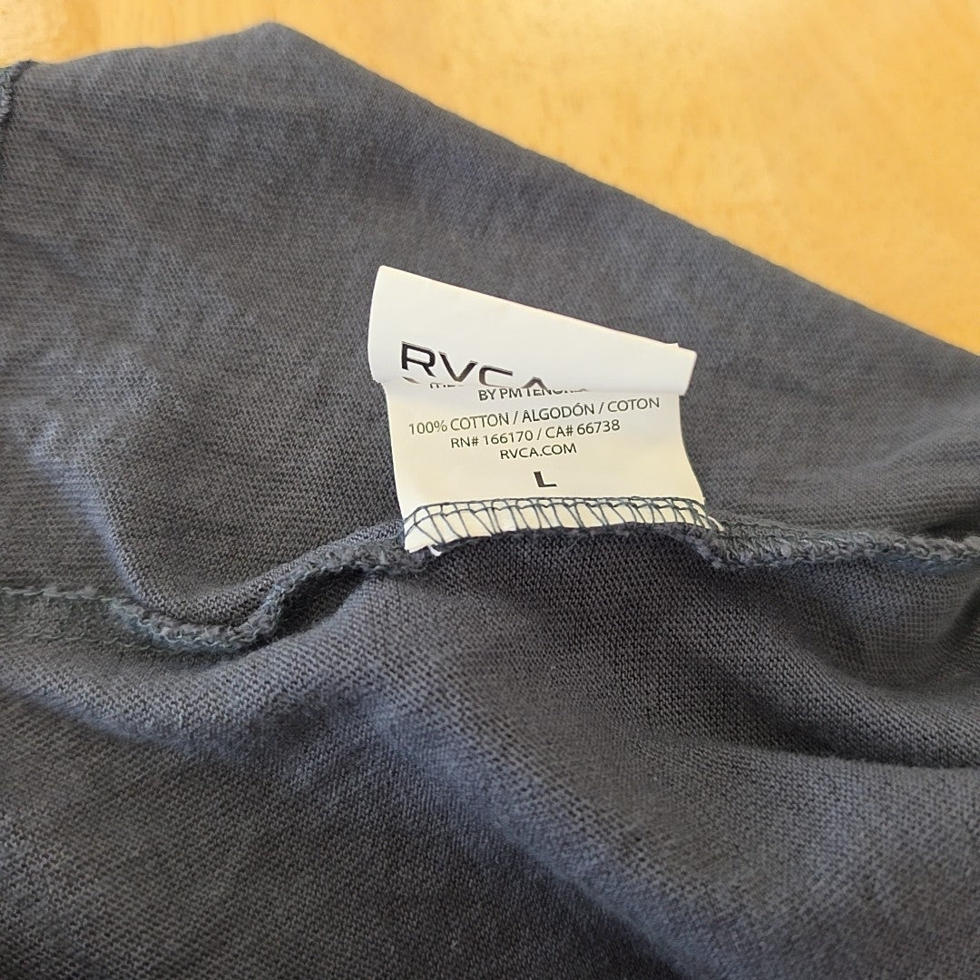 RVCA Size L Floral Graphic Cotton T-Shirt