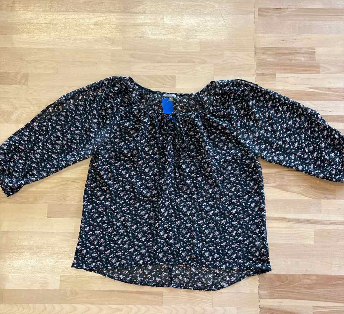 Charlotte Russe Size M Black Blouse