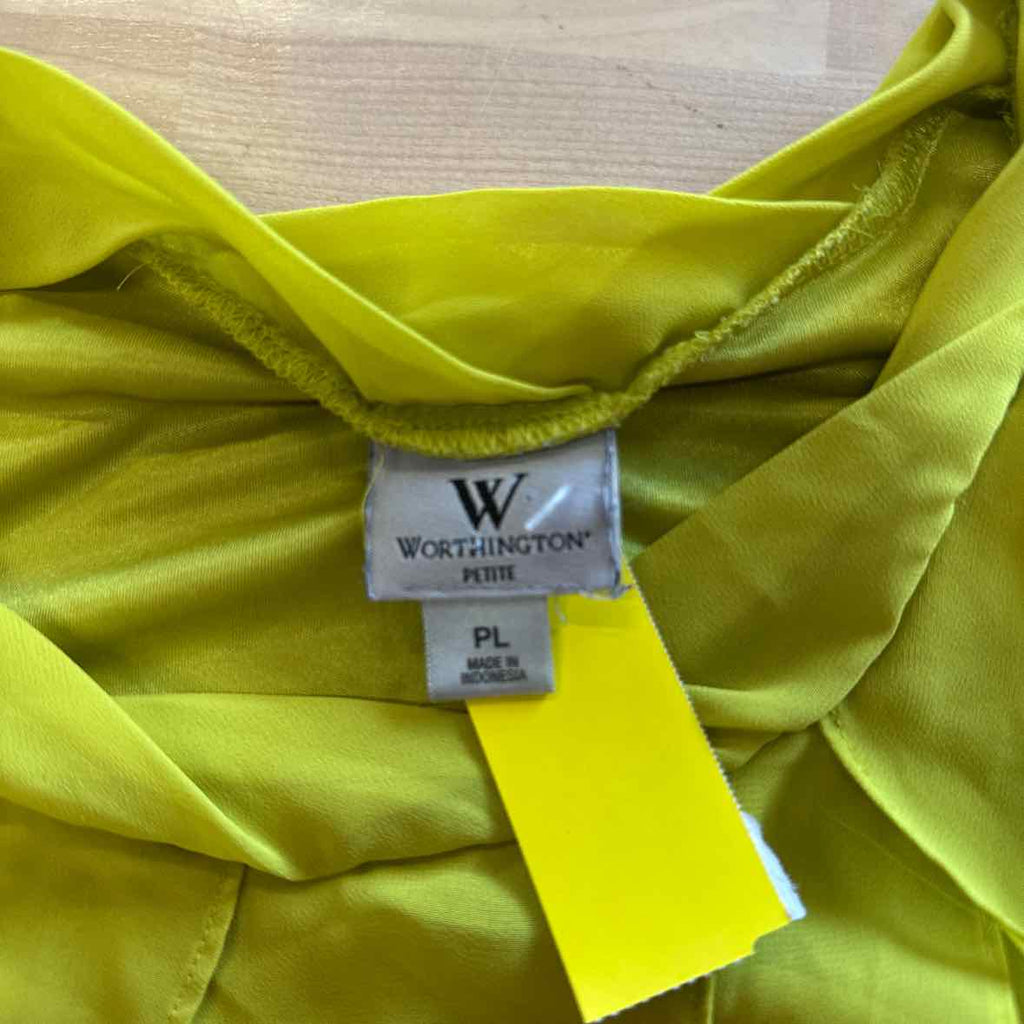 Worthington Size PL Green Blouse