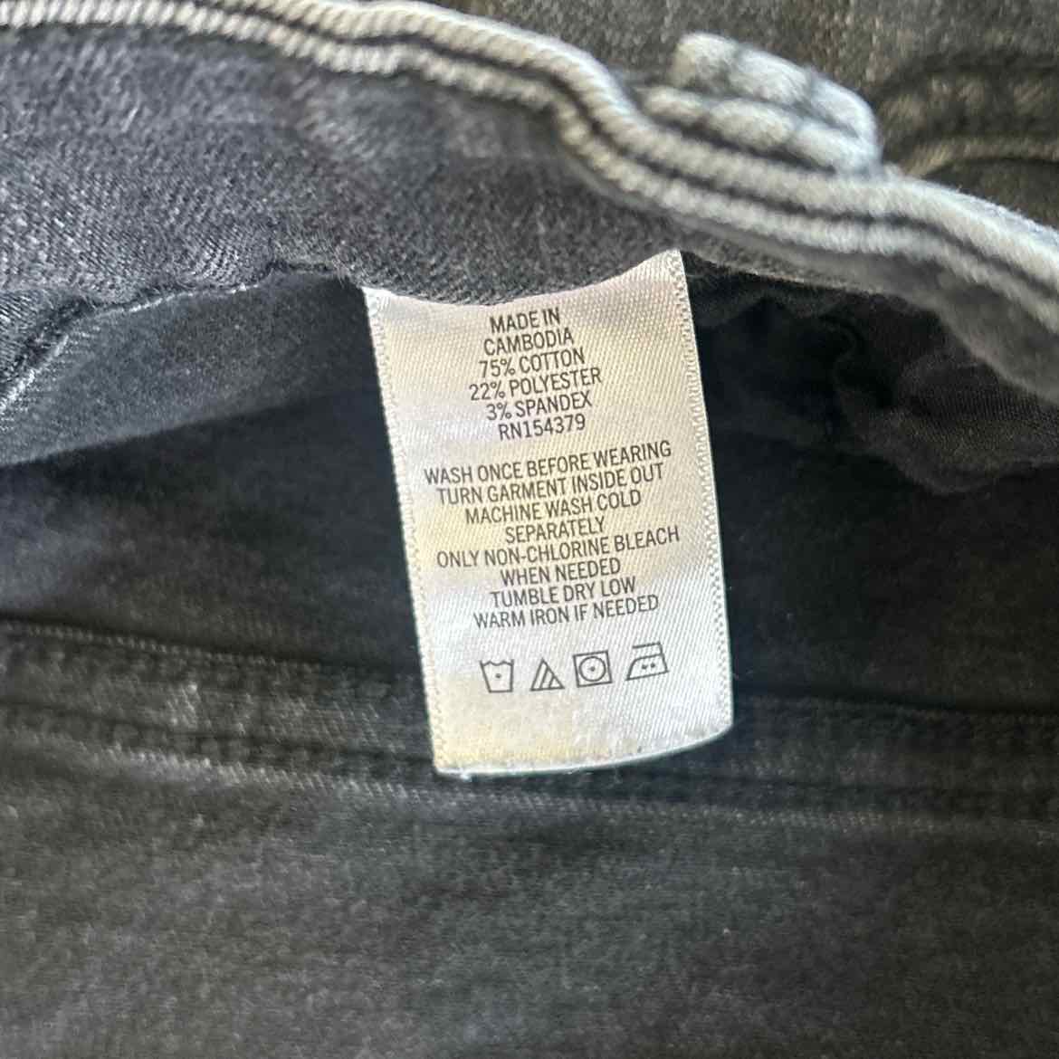 Aeropostale Size 16 Black Preloved Jeans