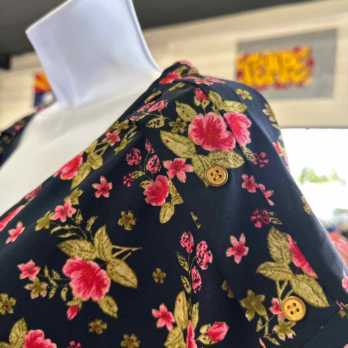 Speed Limit Size 2X Navy Blouse