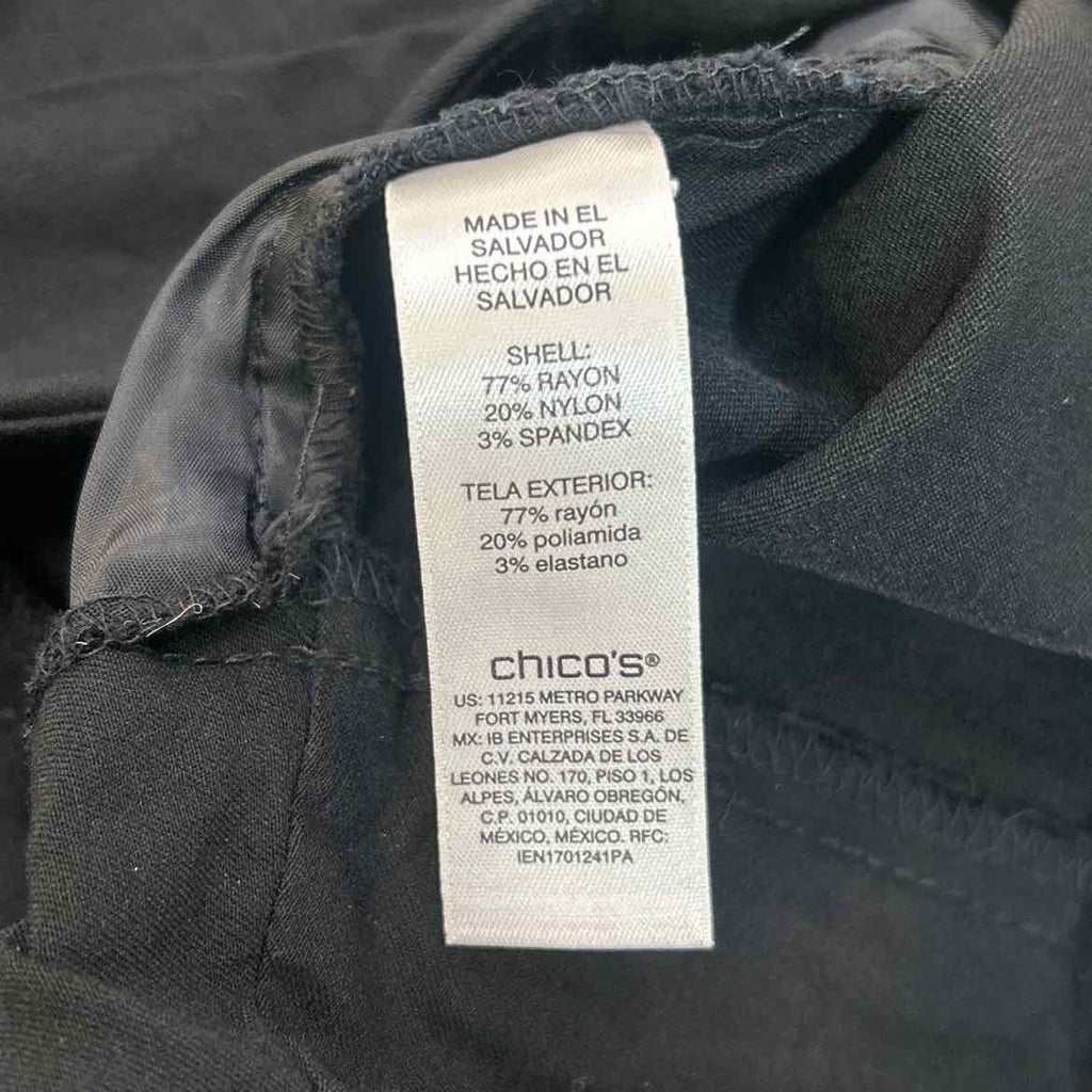 Chico's Size 0.5 Black Preloved Pants