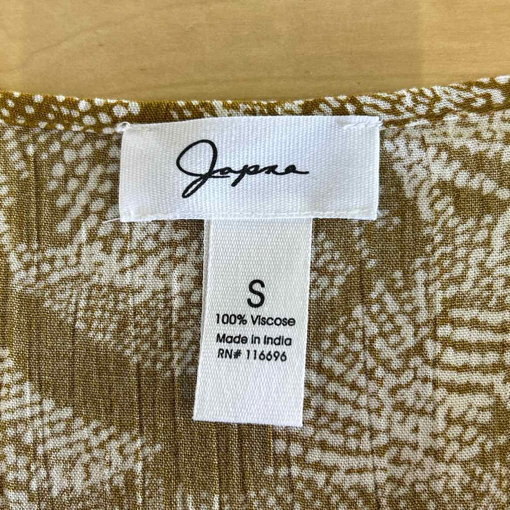 Japna Size S Yellow viscose Preloved Blouse LS