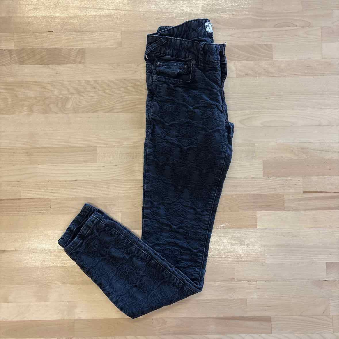 Free People Size 24 Black Jeans
