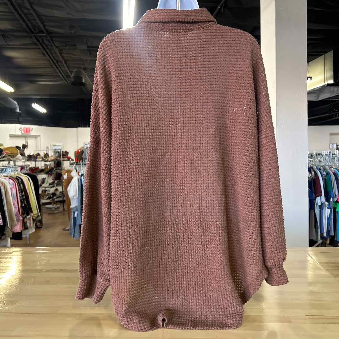 Dokotoo Size M Brown Knit Preloved Cardigan