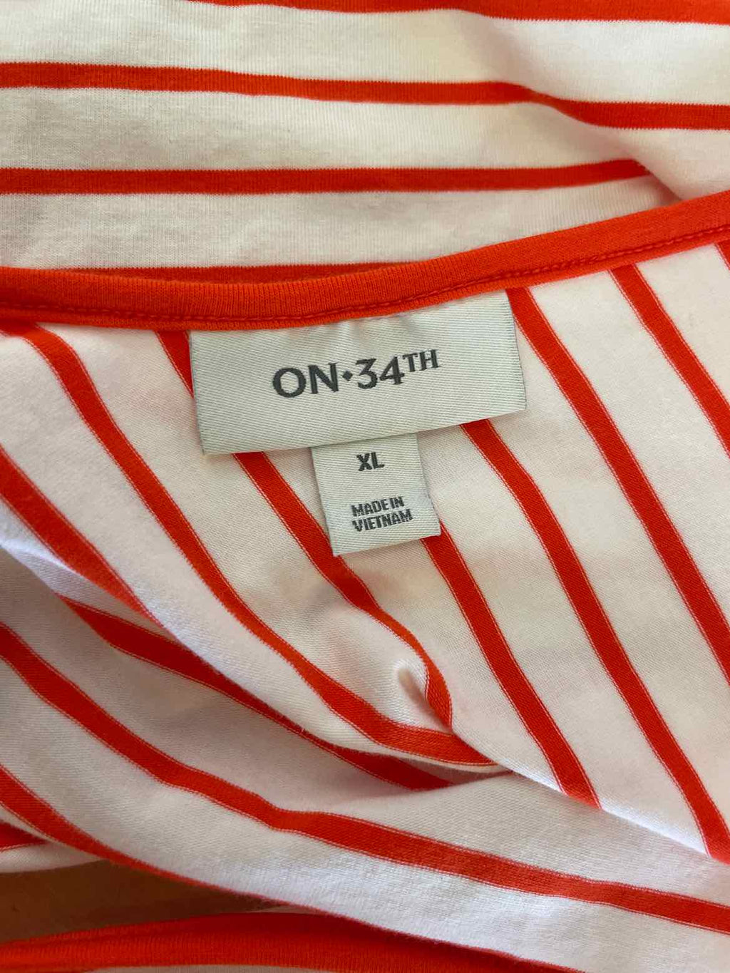 On 34th Size XL Orange Blouse