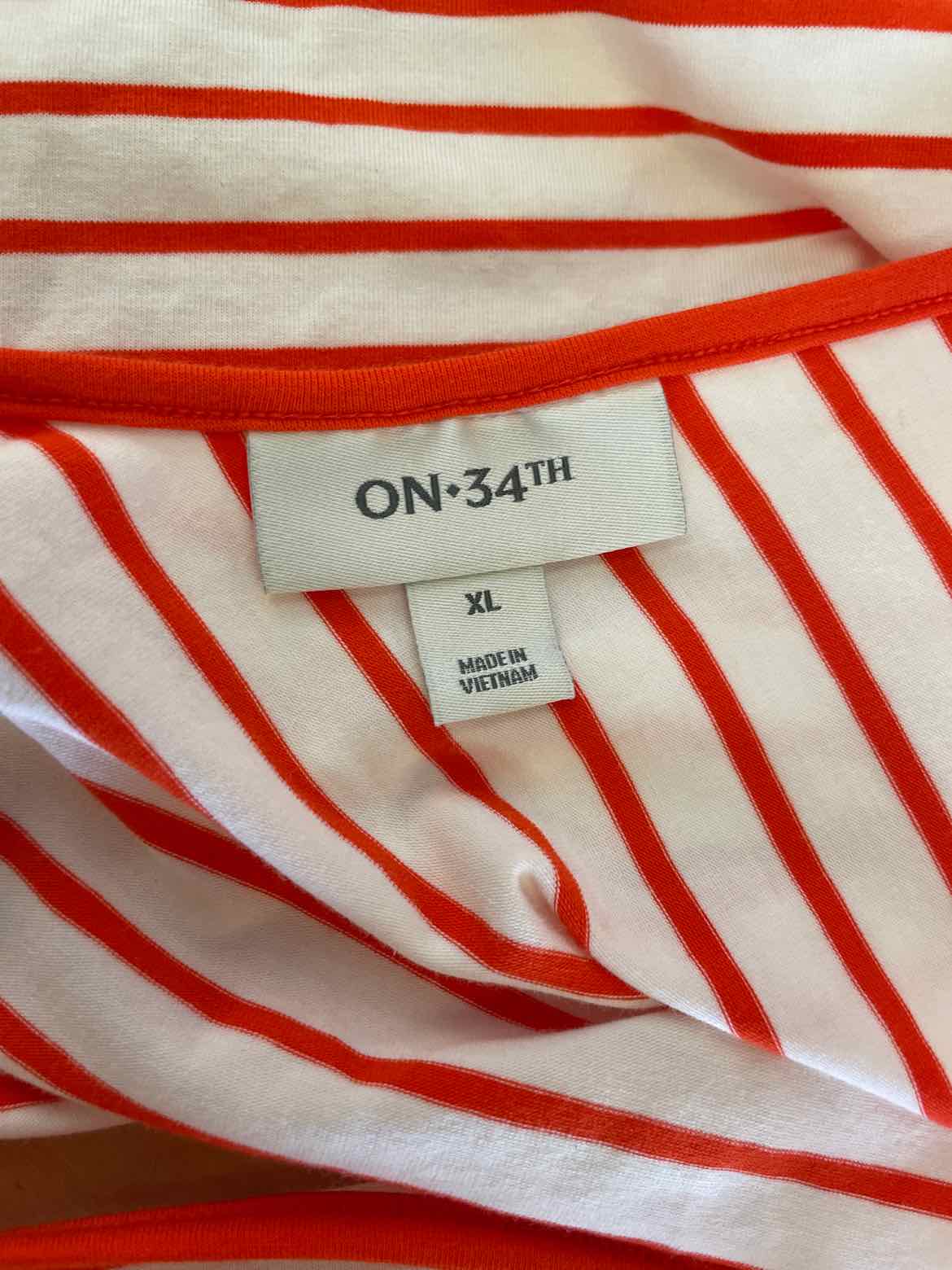 On 34th Size XL Orange New Blouse