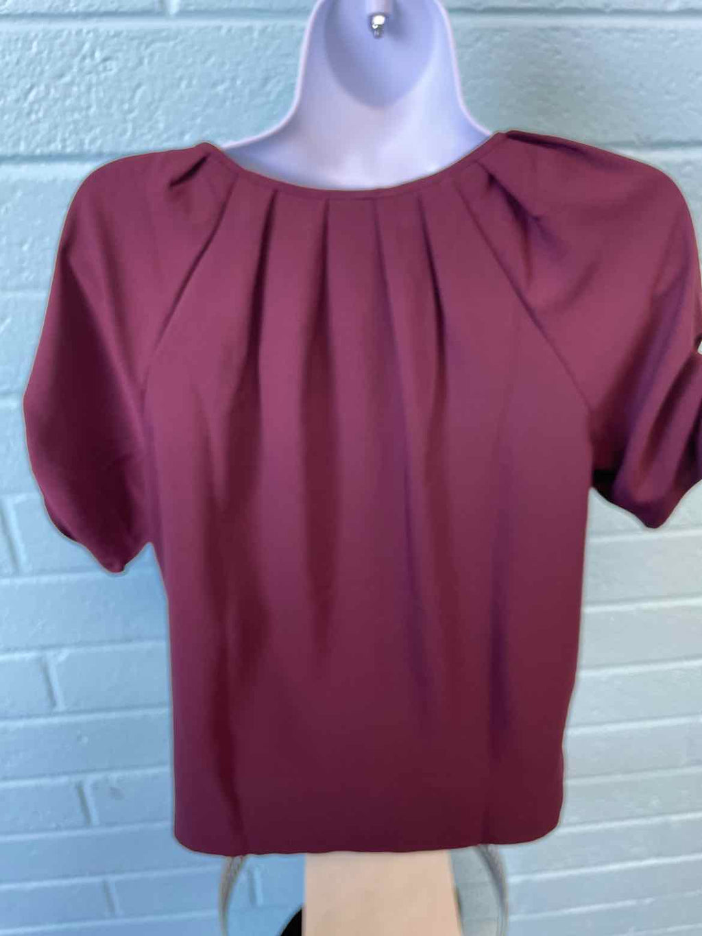 Ann Taylor Size SP Maroon Blouse